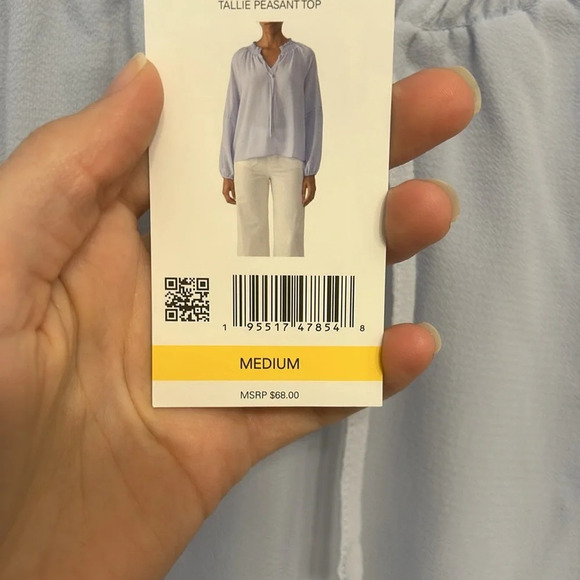 NWT Social standard by sanctuary light blue blouse - Picture 9 of 9